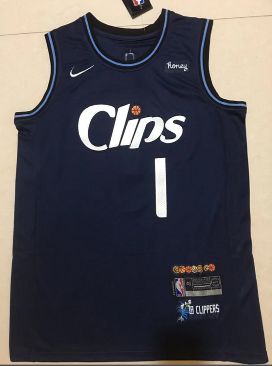 New Arrival Los Angeles Clippers James Harden NO.1 basketball Jersey