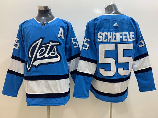 Winnipeg Jets Atlanta Thrashers Mark Scheifele #55 Hockey jerseys