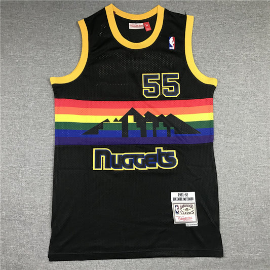 Denver Nuggets Mutombo NO.55  Basketball Jersey