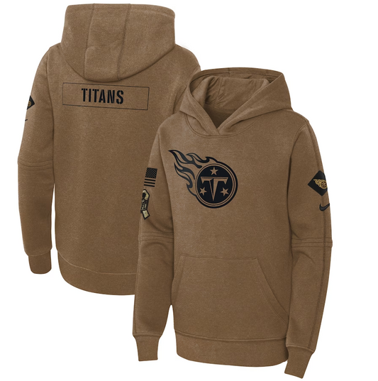 men/women/kids Tennessee Titans 2023 Salute to Service Club Fleece Pullover Hoodies