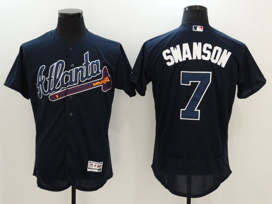 Men/Women/Youth Atlanta Braves Dansby Swanson #7 baseball Jerseys