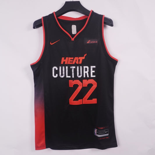 New arrival Miami Heat Jimmy Culture Butler NO.22 Basketball Jersey city version
