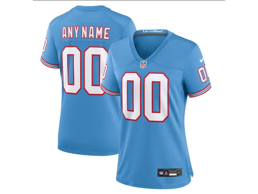 Women's Tennessee Titans number and name custom Football Jerseys