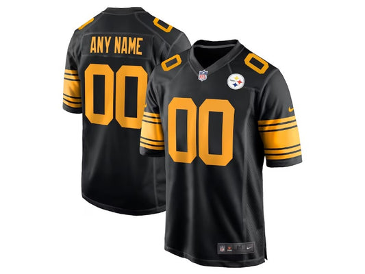 Adult Pittsburgh Steelers number and name custom Football Jerseys