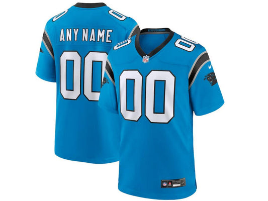 Adult Carolina Panthers number and name custom Football Jerseys