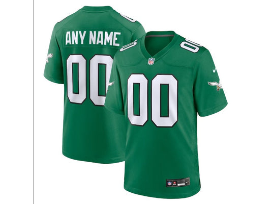 Adult Philadelphia Eagles number and name custom Football Jerseys