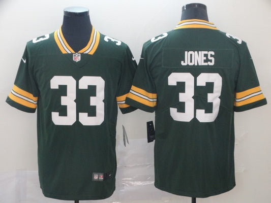 Adult Green Bay Packers Aaron Jones NO.33 Football Jerseys