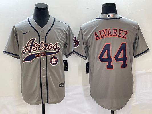 Men/Women/Youth Houston Astros Yordan Álvarez #44 baseball Jerseys