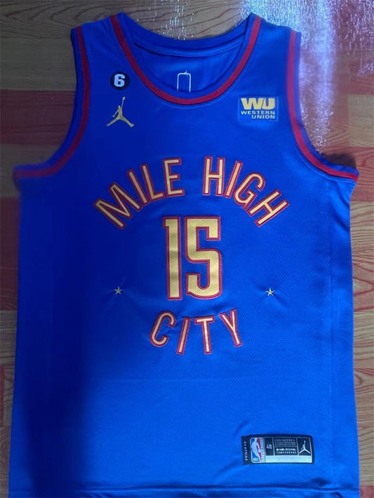 Denver Nuggets Nikola Jokic NO.15  Basketball Jersey