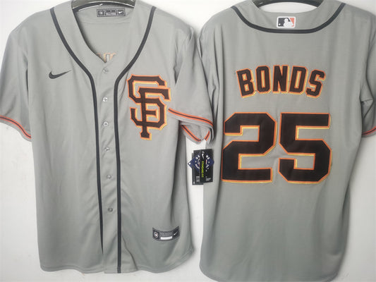 Men/Women/Youth ‎San Francisco Giants Barry Bonds NO.25 baseball Jerseys