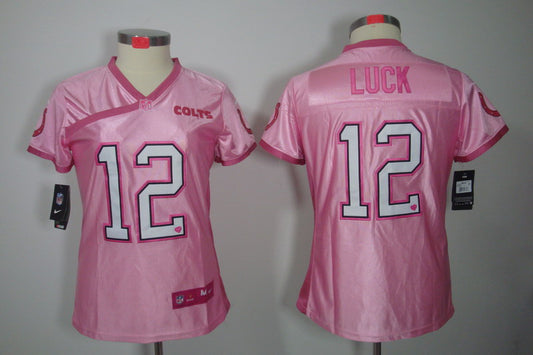 Women Indianapolis Colts Andrew Luck NO.12 Football Jerseys