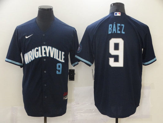 Men/Women/Youth Chicago Cubs Javier Báez #9 baseball Jerseys
