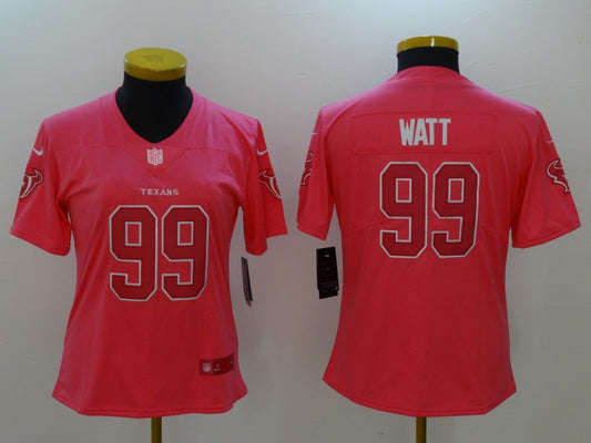 Women's Houston Texans J.J. Watt NO.99 Football Jerseys