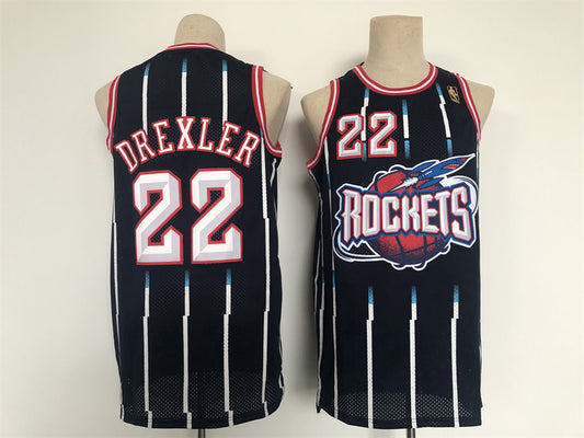 Houston Rockets Clyde Drexler NO.22 Basketball Jersey