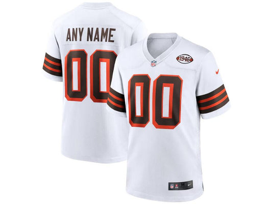 Adult Cleveland Browns number and name custom Football Jerseys