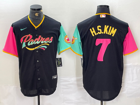 Men/Women/Youth San Diego Padres Ha-seong Kim #7 baseball Jerseys