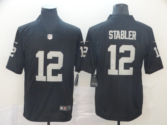 Adult ‎Oakland Raiders Ken Stabler NO.12 Football Jerseys