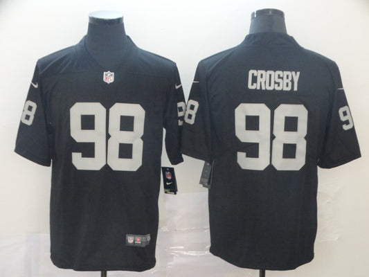Adult ‎Oakland Raiders Maxx Crosby NO.98 Football Jerseys