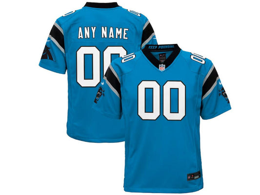 Kids Carolina Panthers name and number custom Football Jerseys