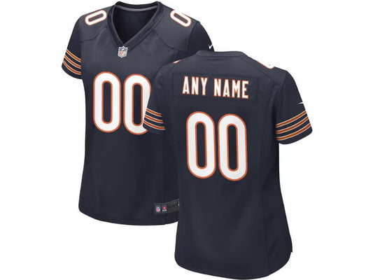 Women's Chicago Bears number and name custom Football Jerseys