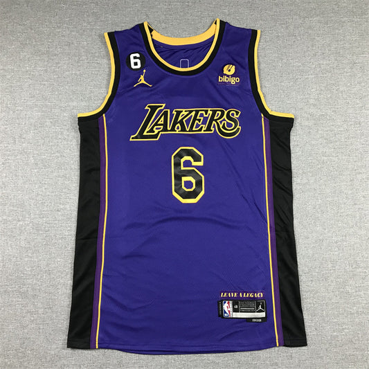 Los Angeles Lakers Lebron James NO.6 Basketball Jersey