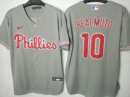 Adult ‎Philadelphia Phillies J.T. Realmuto NO.10 baseball Jerseys