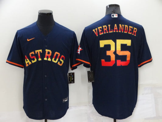 Men/Women/Youth  Houston Astros Justin Verlander NO.35 baseball jersey