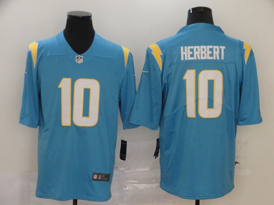 Adult Los Angeles Chargers Justin Herbert NO.10 Football Jerseys