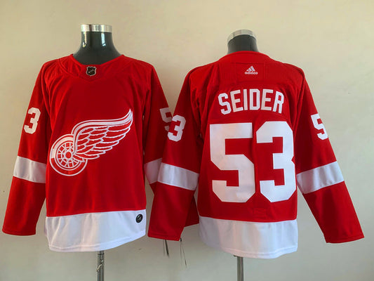 Detroit Red Wings Moritz Seider #53 Hockey jerseys