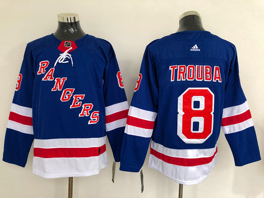 New York Rangers Jacob Trouba #8 Hockey jerseys