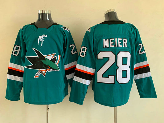 San Jose Sharks Timo Meier #28 Hockey jerseys