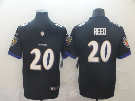 Adult  Baltimore Ravens Ed Reed NO.20 Football Jerseys