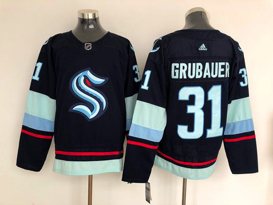 Seattle Kraken Philipp Grubauer #31 Hockey jerseys