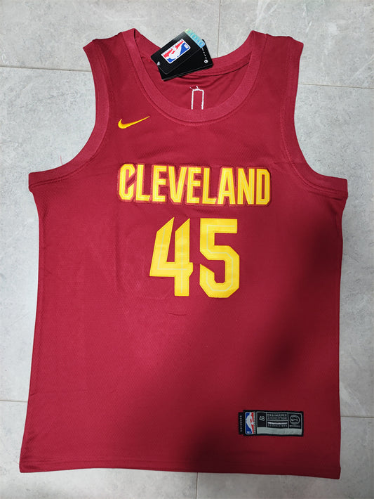 Cleveland Cavaliers Donovan Mitchell NO.45 Basketball Jersey