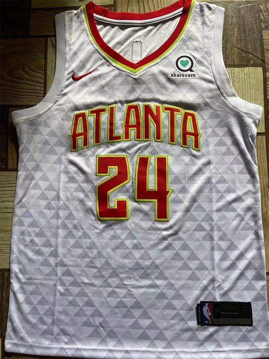 Atlanta Hawks Bruno Fernando NO.24 Basketball Jersey