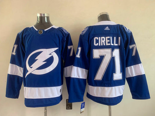 Tampa Bay Lightning  Anthony Cirelli #71 Hockey jerseys