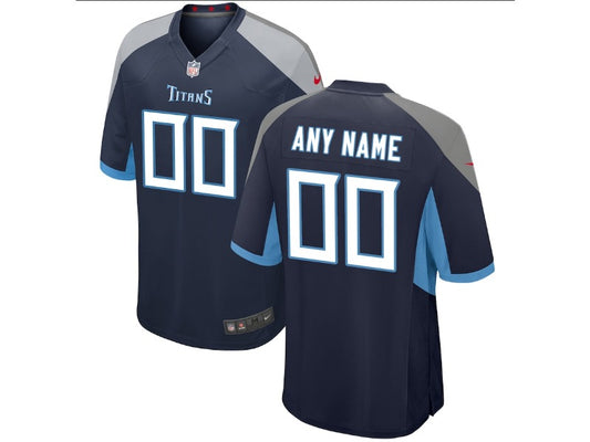 Kids Tennessee Titans name and number custom Football Jerseys