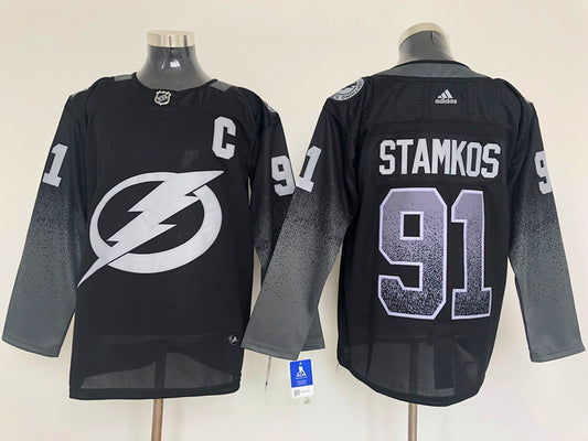 Tampa Bay Lightning Steven Stamkos #91 Hockey jerseys