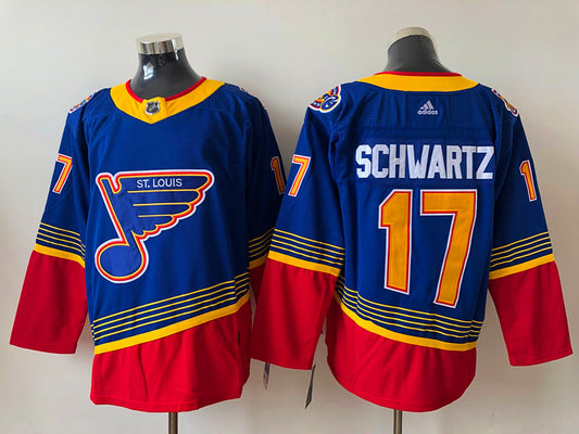 St. Louis Blues Jaden Schwartz #17Hockey jerseys