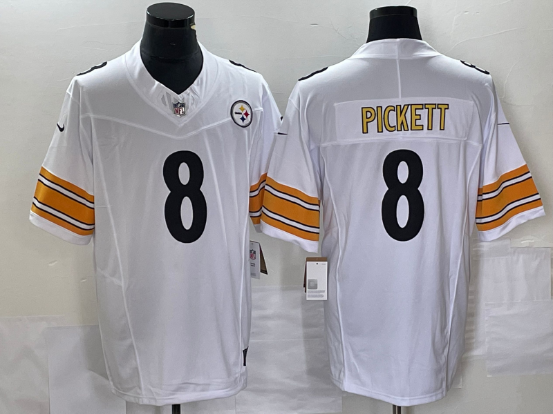 Adult Pittsburgh Steelers Kenny Pickett NO.8 Football Jerseys