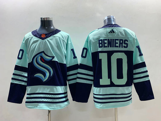 Seattle Kraken Matty Beniers #10 Hockey jerseys