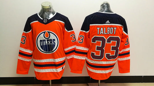 Edmonton Oilers Cam Talbot  #33 Hockey jerseys