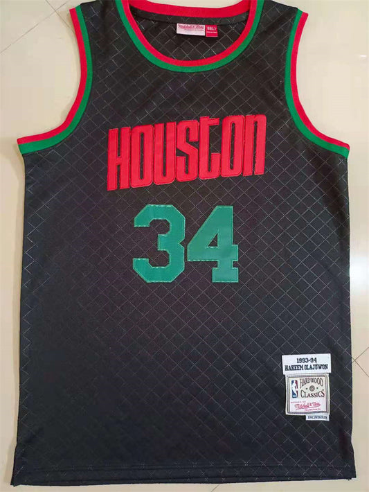 Houston Rockets Hakeem Olajuwon NO.34 Basketball Jersey