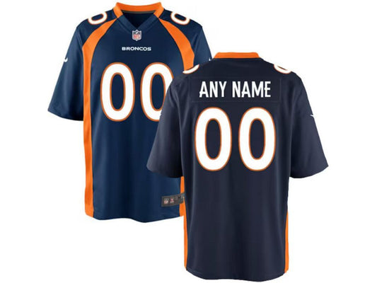 Kids Denver Broncos name and number custom Football Jerseys