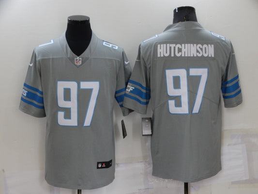 Adult Detroit Lions Aidan Hutchinson NO.97 Football Jerseys