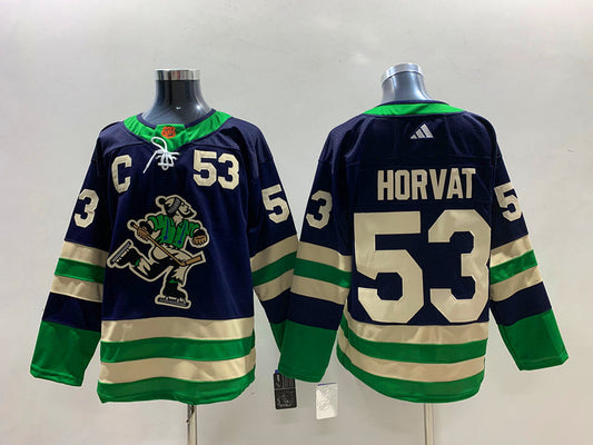 Vancouver Canucks Bo Horvat #53 Hockey jerseys