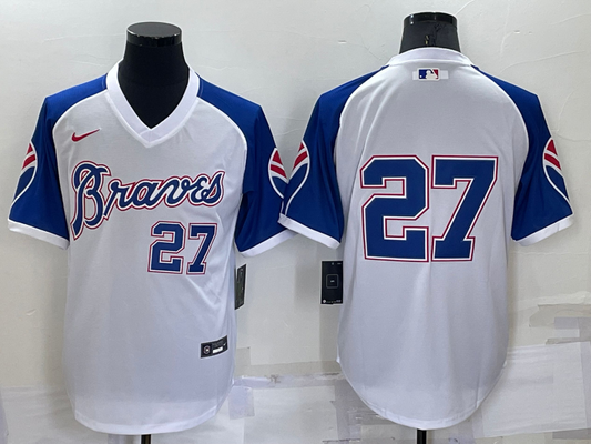 Men/Women/Youth Atlanta Braves Austin Riley #27 baseball Jerseys