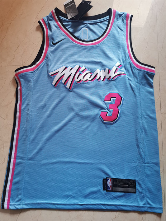 Miami Heat Wade NO.3 Basketball Jersey