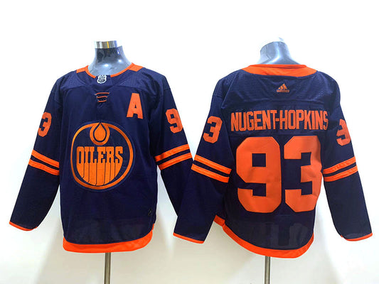 Edmonton Oilers Ryan Nugent-Hopkins  #93 Hockey jerseys