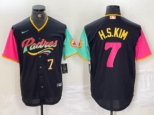 Men/Women/Youth San Diego Padres Ha-seong Kim #7 baseball Jerseys
